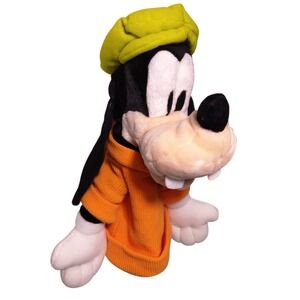 Vintage‎ Walt Disney Goofy Hand Puppet Plush Stuffed 12" Inches